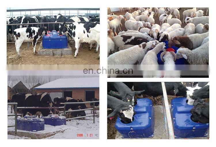 animal thermo heated water trough watering system for dairy cows and horses