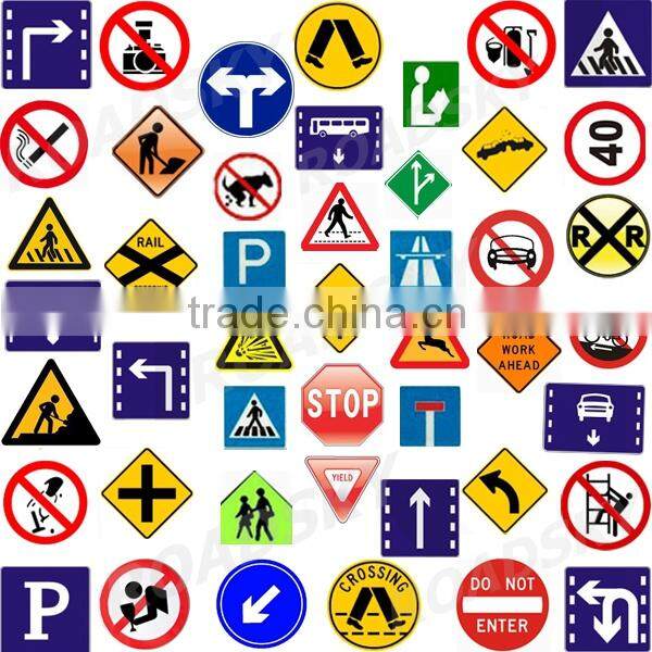 Custom Traffic Signs With Alumiun Plate And High Visibility