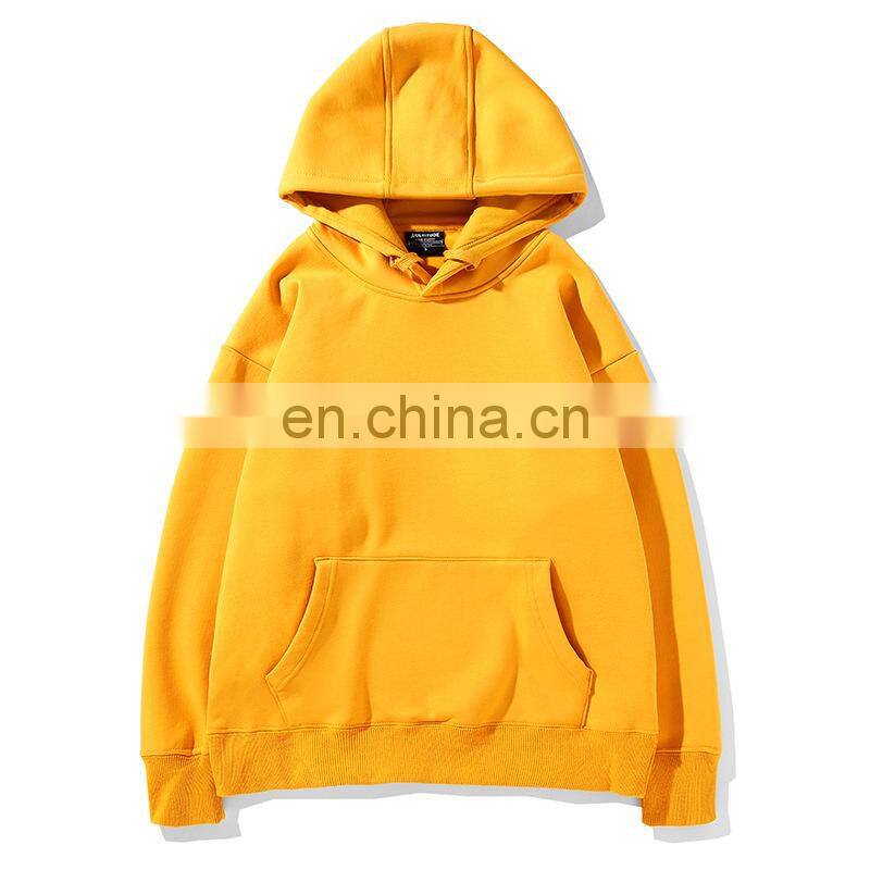 Customized 100% cotton fox velvet jacket men's pullover hoodie