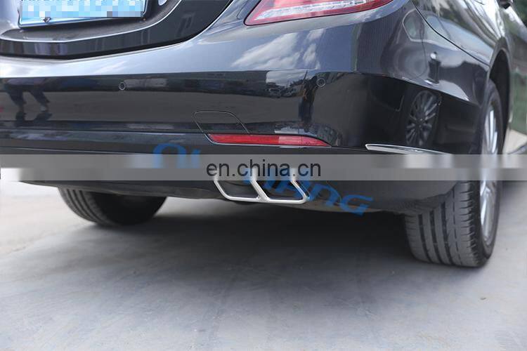 Stainless Steel Exhaust Rear Dual Cover Trim Stickers For Mercedes Benz S Class Coupe R Class