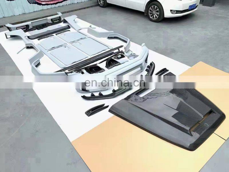 Runde Resin Carbon Fiber For Mercedes-Benz G-CLASS W463 W464 G500 G350 G63 Mansory Style Body Kit Front Bumper Rear Bumper Hood