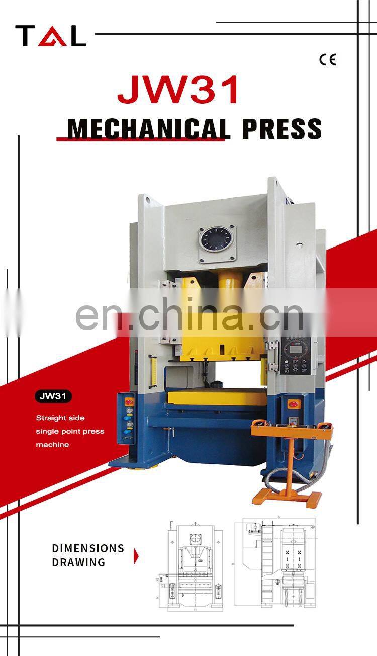 T&L Brand High strength JW31 Single point Power Press machine