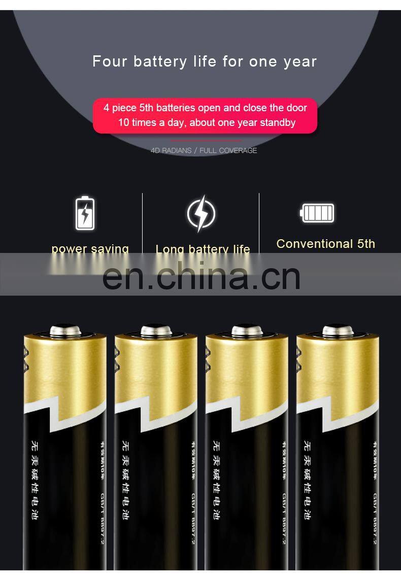 TUYA APP Smart Fingerprint Door Lock Electronic Biometric Password Hotels Smart Door Lock Manufacturer