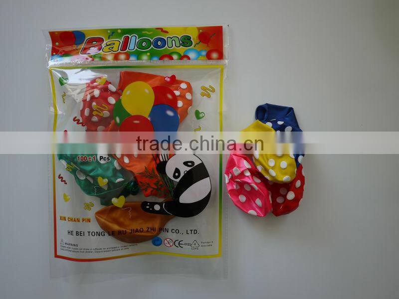100% natural latex balloon for birthday party decoration