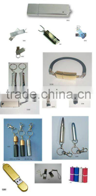 Swivel USB Flash Disk with Metal Material Pendrive design