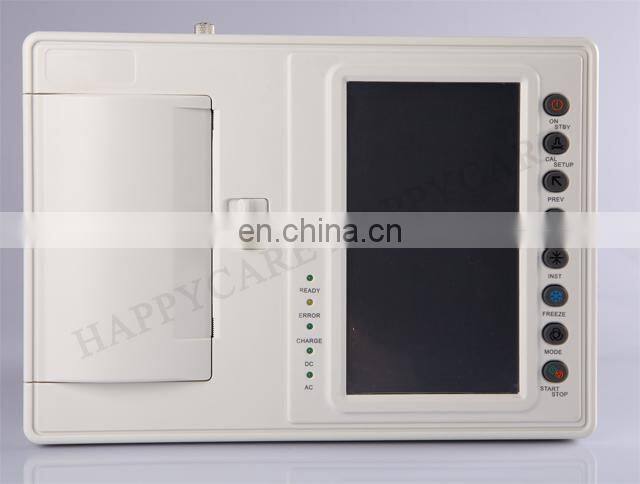 HC-H003 Best choice 7 Inch touch screen ECG machine ( 6 channel ) electrocardiogram holter