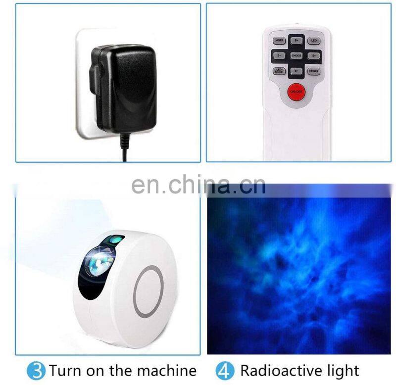 Led Starry Sky Led Laser Galaxy Star Night Light Projector Kids Baby Ocean Waves Star Light Projector