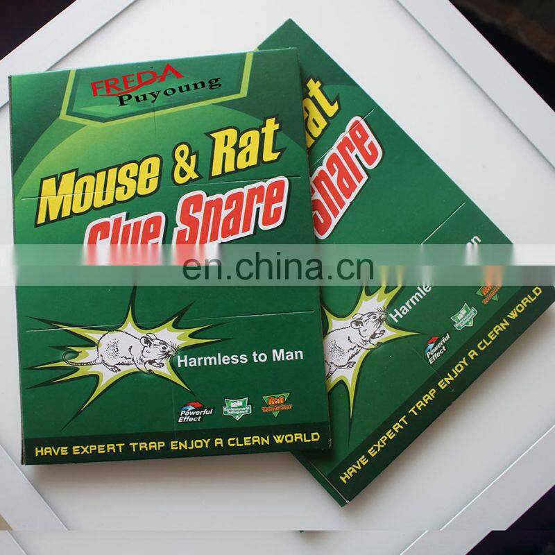 Non Poisonous Mouse & Rat Glue Snare Green Board  Glue Trap for Rats
