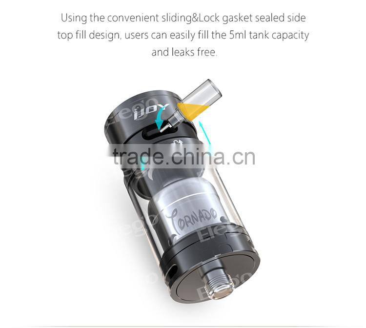 Stock Offer IJOY Tornado RDTA Tank with T4 Deck, Original IJOY Tornado