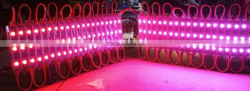 SMD 5050 full color pixel waterproof LED module with factory price DC12V 0.75W