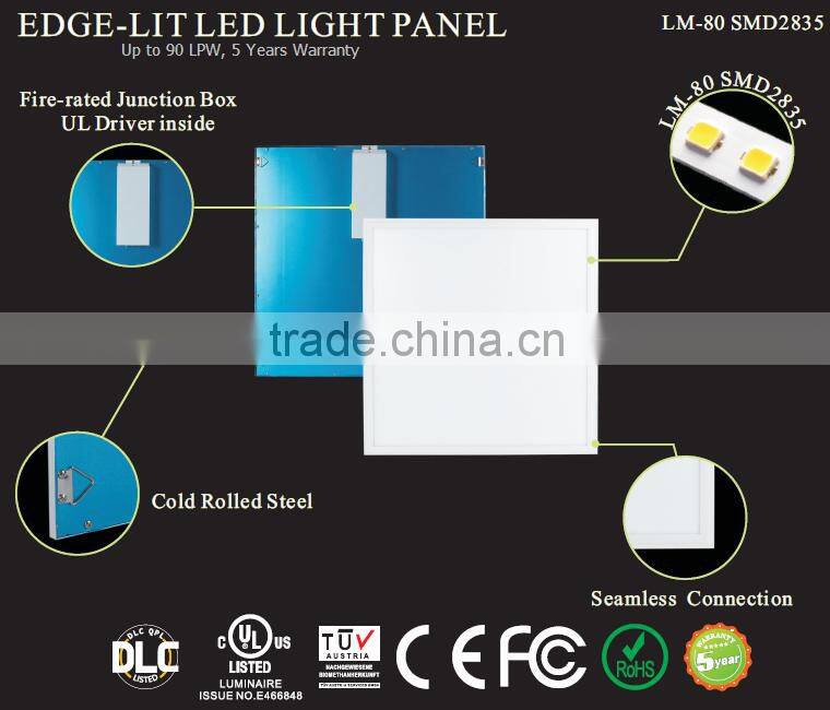 DLC led panel ceiling light 24x24 inch led light panel price