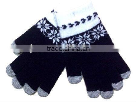 New fashion 2015 custom winter warm phone touch screen glove,warm gloves
