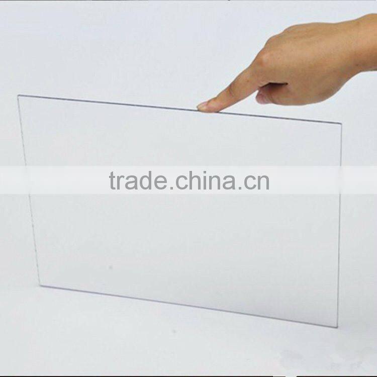 Transparency and good anti-aging PVC transparent hard board