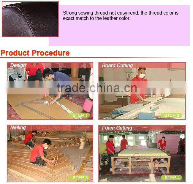 Foshan Golden Furniture designs leather headboard