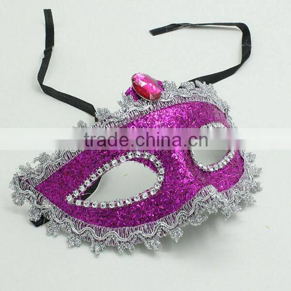 Supply fantastic adult men masquerade Mask cheap black party mask for sale different colors available
