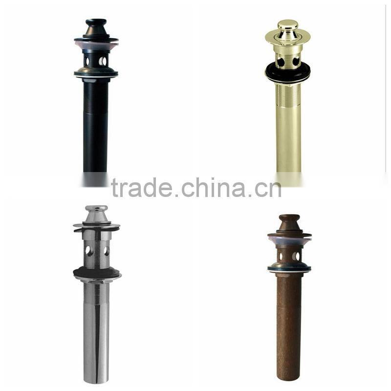 Good selling cupc Chrome Lift and Turn Bathroom Sink Drain with Overflow