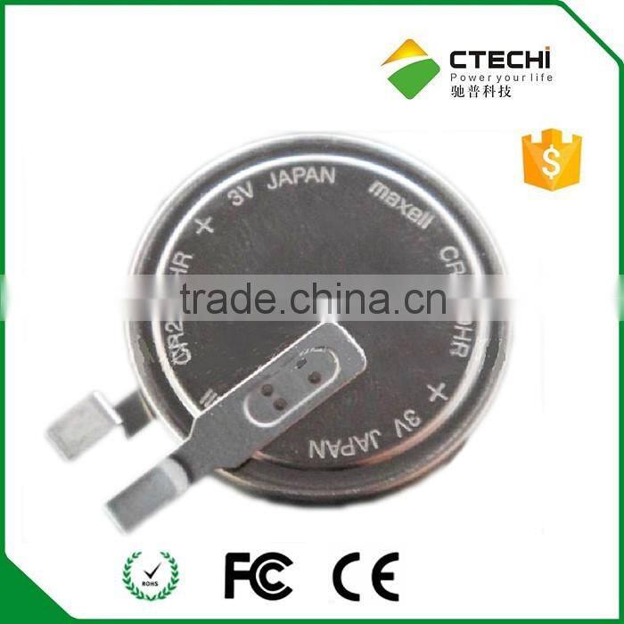 high temperature battery for TPMS,3v coin battery Maxell CR2450HR lithium cell