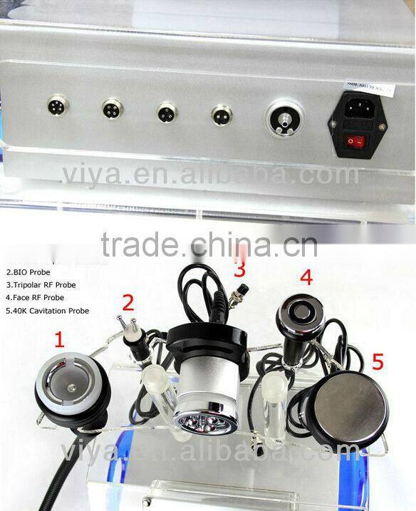 Wholesale Portable Ultrasonic Cavitation Device With Vacuum Multipolar RF VY-M5