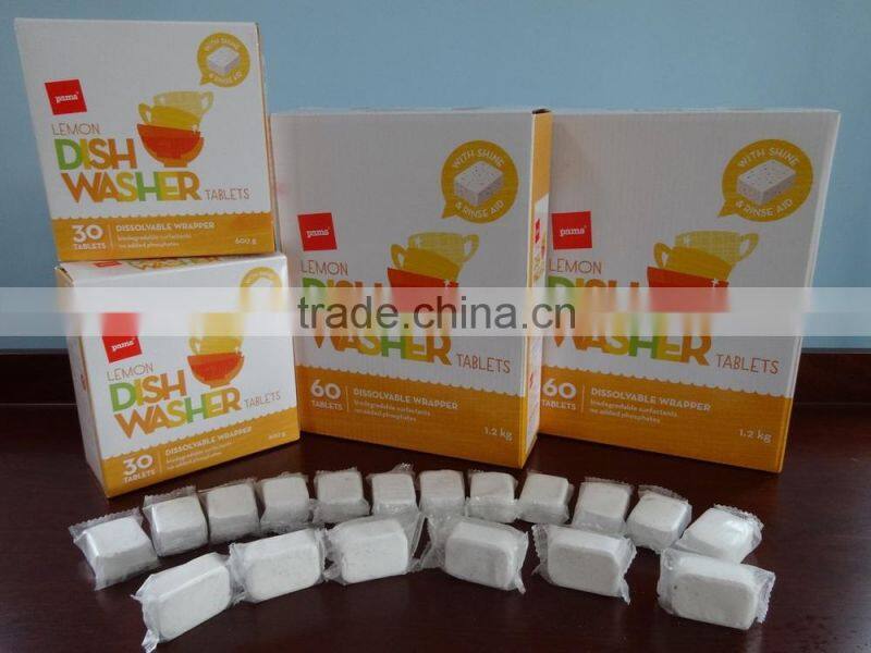 All in one dishwasher tablets