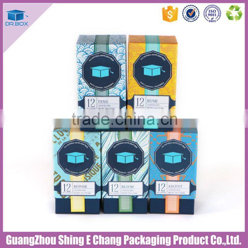 Manufacturer high end Chinese tea gift box with your logo