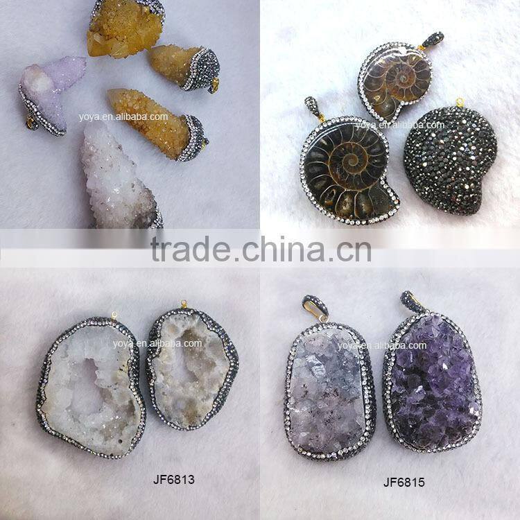 JF8597 Wholesale crystal pave freeform faceted blue labradorite beads