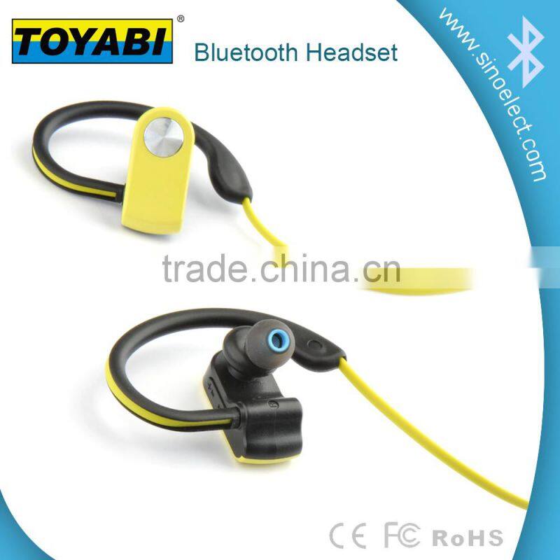 sweatproof bluetooth sports headsets waterproof Stereo Earphones earhook univesal cellphoneMicrophone handsfree calling Qy7