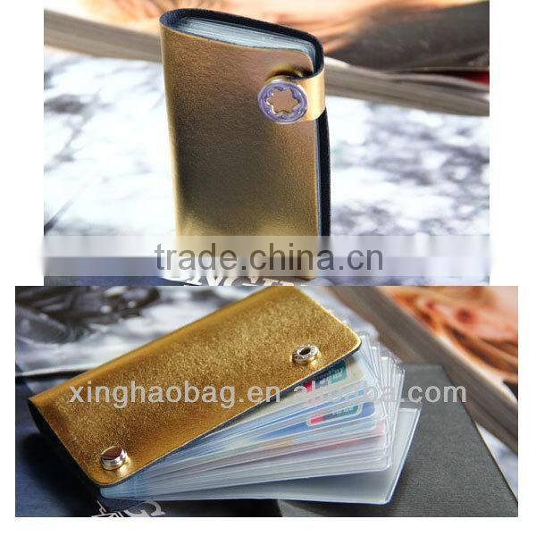 high quality Genuine leather business card holder