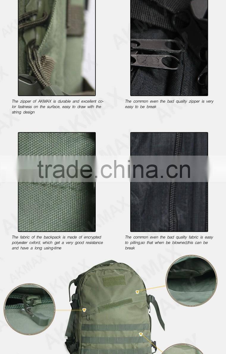 high quality army tactical outdoor bag
