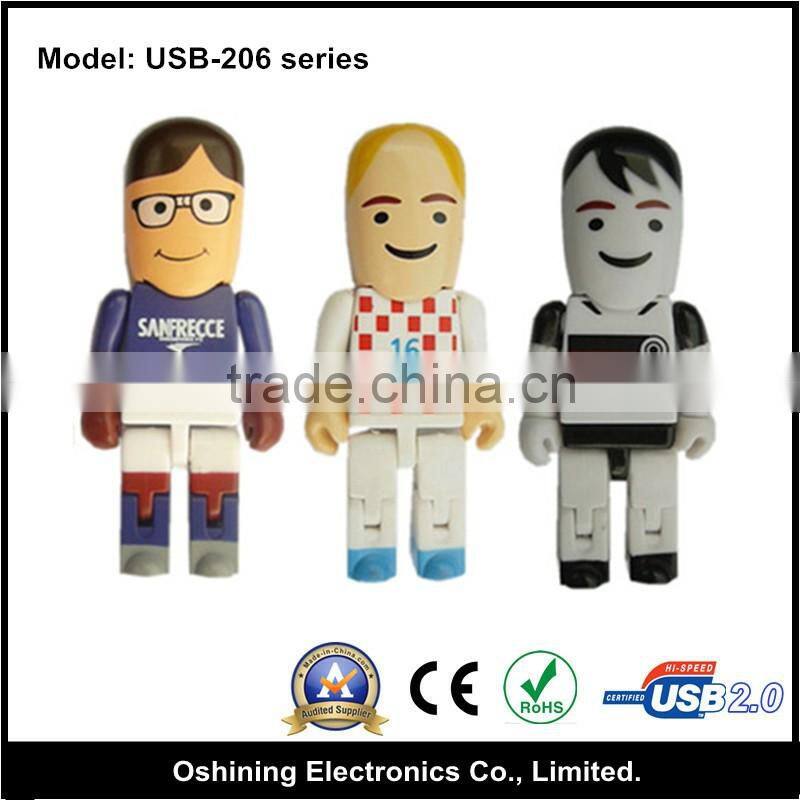 Plastic Funny Variety Mankind Shape USB Flash Drive ( USB-206 )