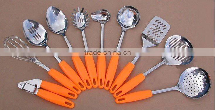 stainless kitchen utensil set