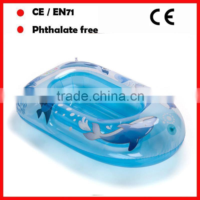 Durable PVC inflatable boats with ropes
