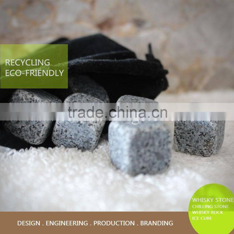 Natural Granite Ice cubes whisky chilling stone factory price