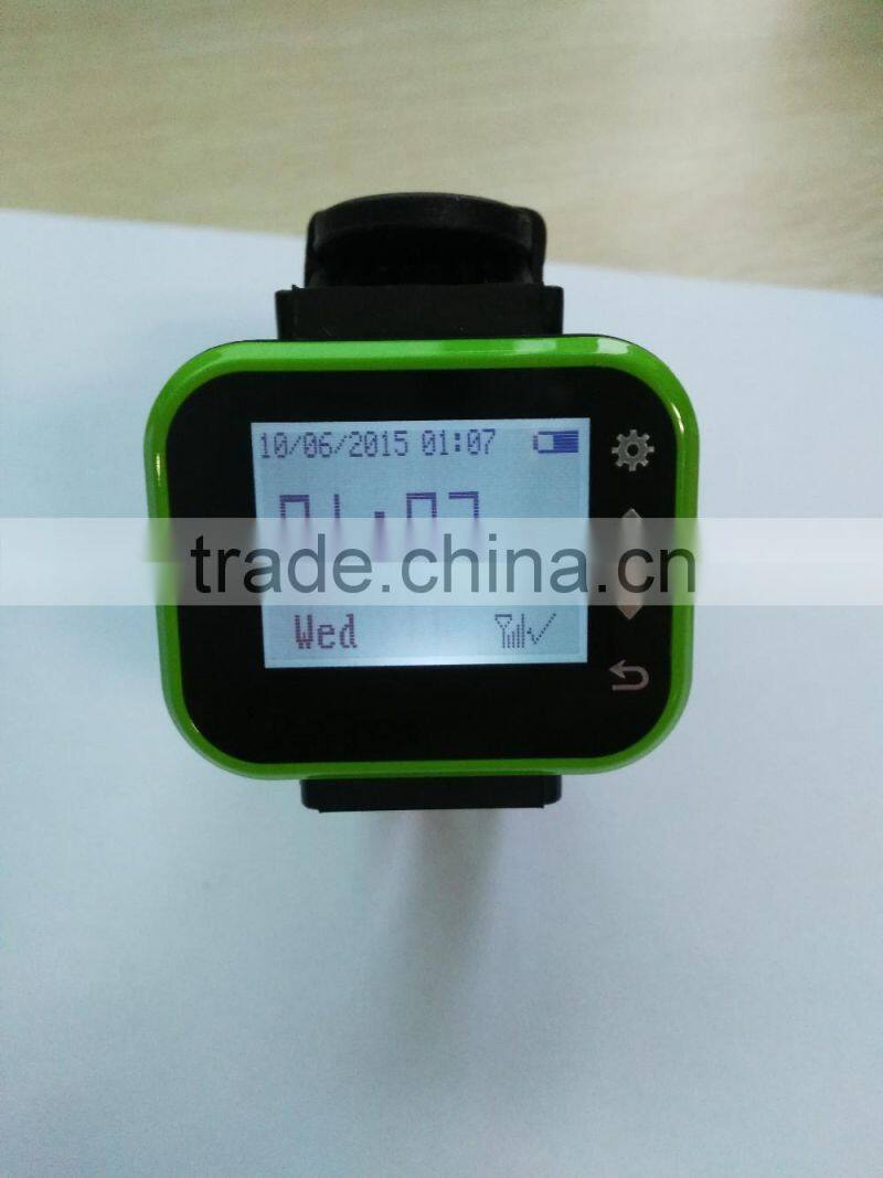 Wireless Waiter Call Wrist Watch Pager Functional Waiter Paging System Wireless service calling system