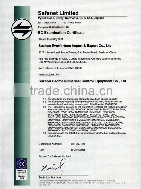 New Desinged high accuracy mini cnc machine center BMDX6050