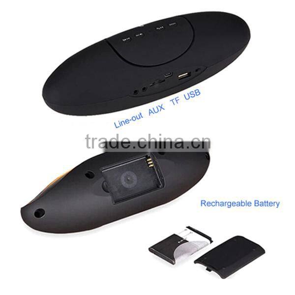 Dual football wireless outdoor soundbar speaker