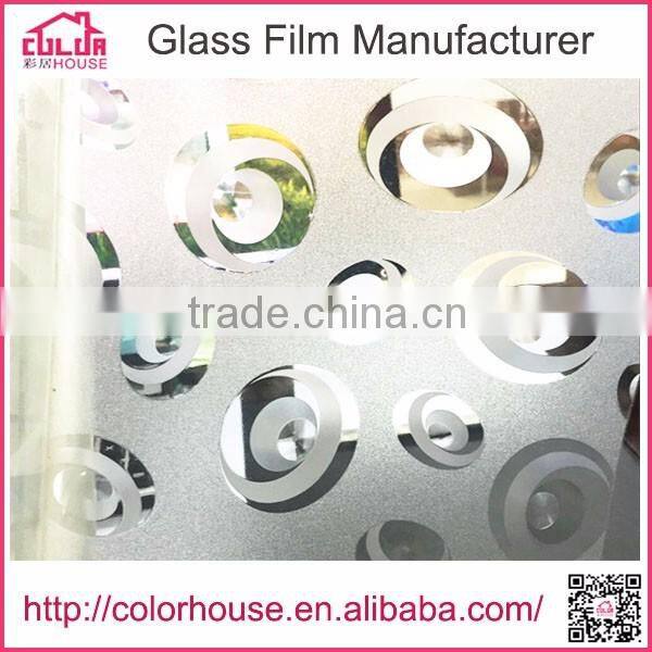 NEW ARRIVAL 3D pattern window film wholesale self adhesive vinyl film