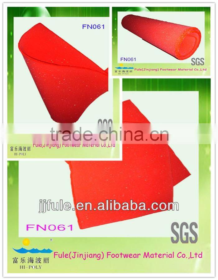 Deodorized recycled footwear material