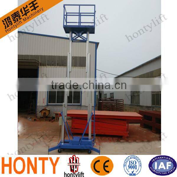 electric air hydraulic motorcycle potable man lift