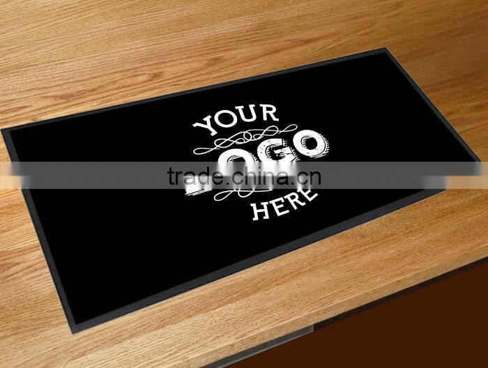 customized advertising nitrile rubber non woven bar runner