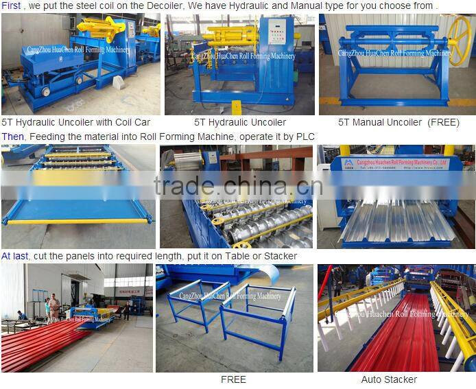 Metal Roofing Sheet Corrugating Iron Sheet Roll Forming Making Machine, Cold Galvanizing Line