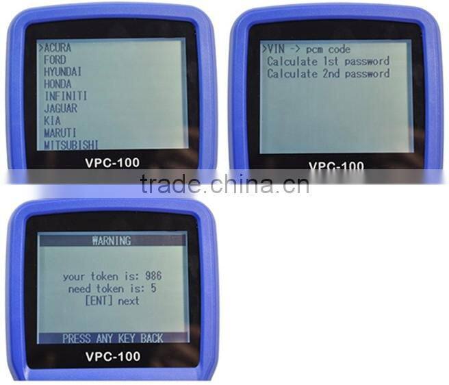 VPC-100 Hand-Held Vehicle PinCode Calculator,500 tokends vpc-100 vpc100 Auto Key Programmer hot sales with best price