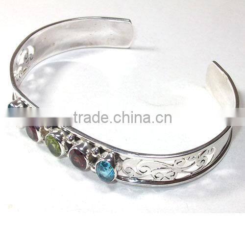 sterling silver 925 jewelry bracelet women silver jewelry blue fire labradorite bracelet