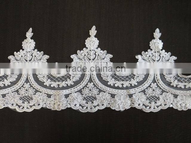 2015 New Design cheap bridal lace trimming