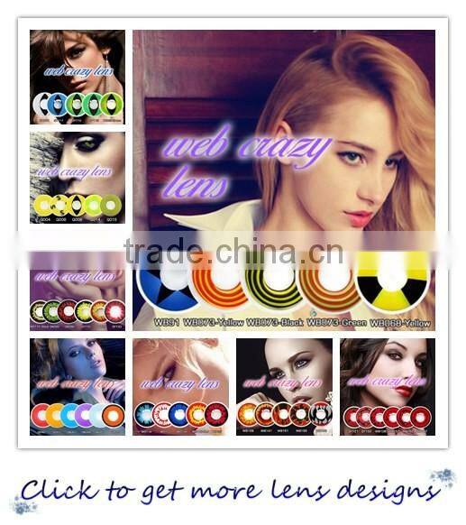 Hot selling Halloween contact lenses in 2016 Freshweb Wholesale Crazy contact lens supplier