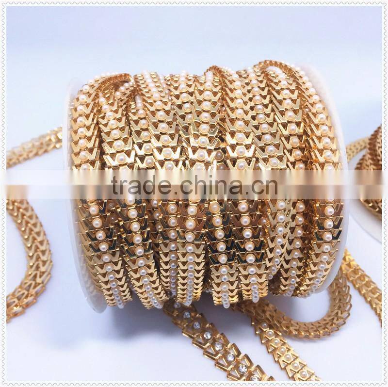 Wholesale Gold Color ladies hotsale long Iron Links Loop Women Jean Fashion Waist Chain For Belt Chain