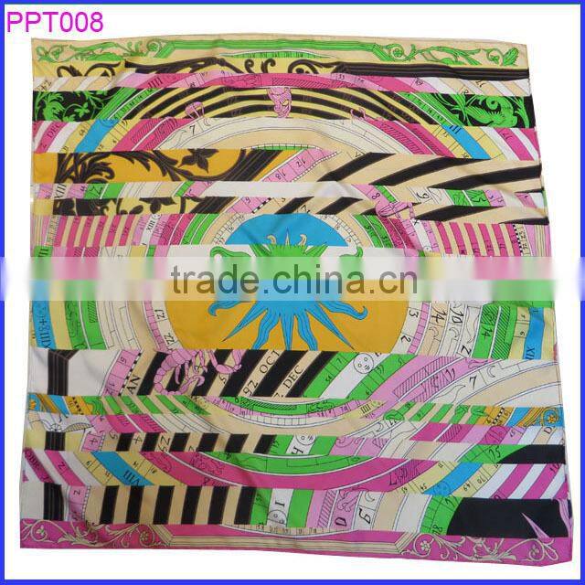 New designer brand twill silk scarf