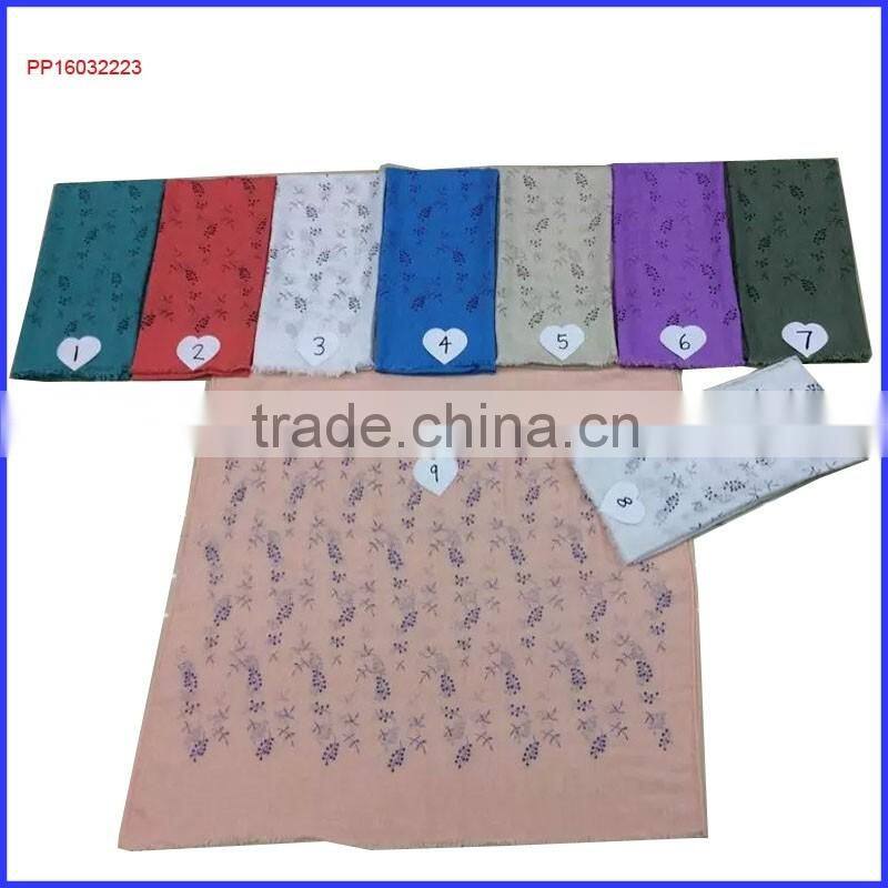 2016 cashew flower printed lady scarf