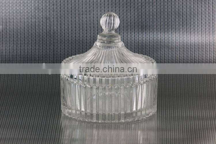 Scented Soy Candles in Crystal Container with Lid