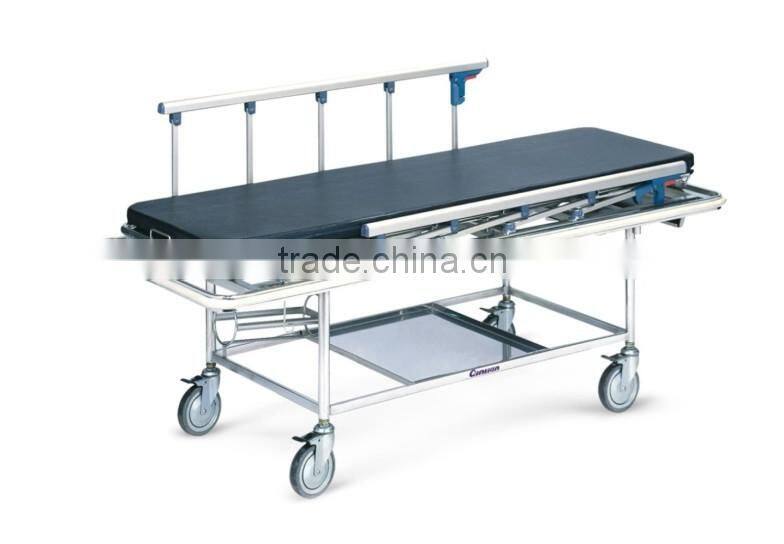 Medical emergency patient stretcher trolley