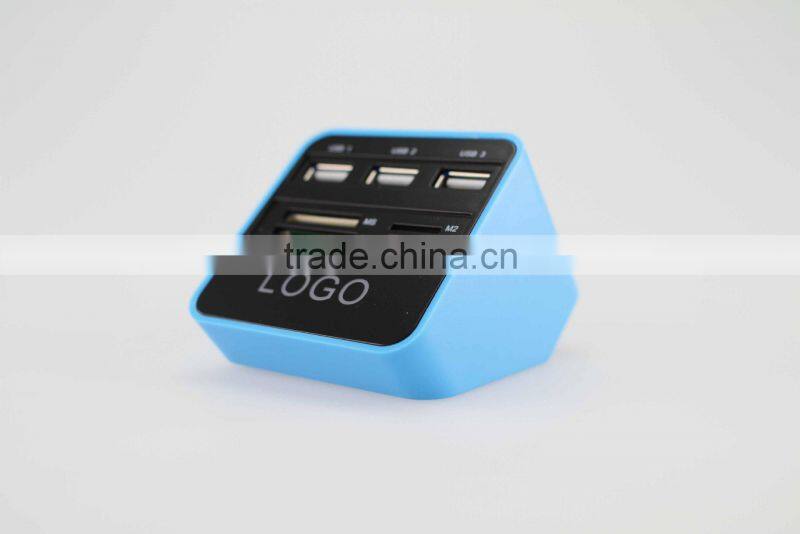 new light logo card reader hub combo for promotion